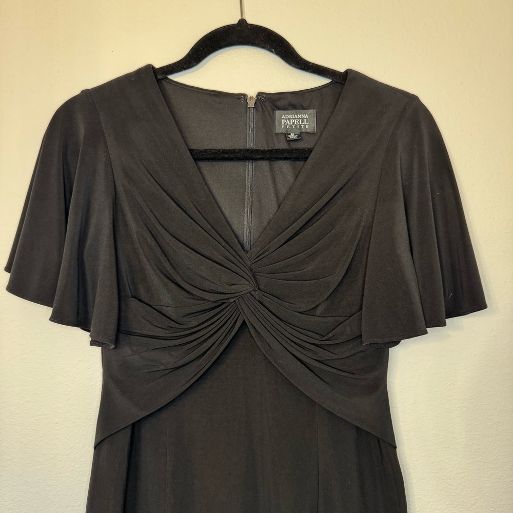 Adrianna Papell Black Mini Dress